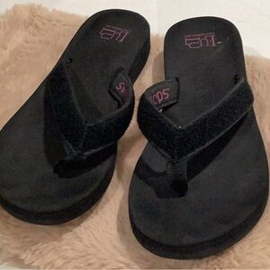 Elegant Black Sandals by Easy Spirit